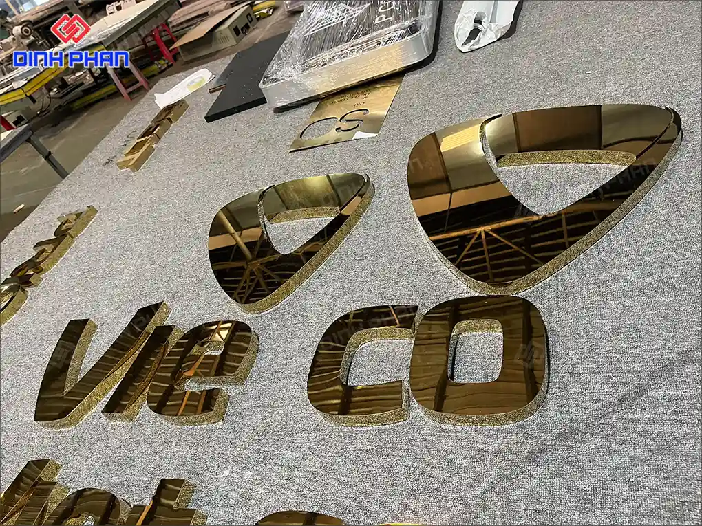 Gia công chữ inox BMT: Sang trọng, bền bỉ, giá tốt Gia công chữ inox BMT