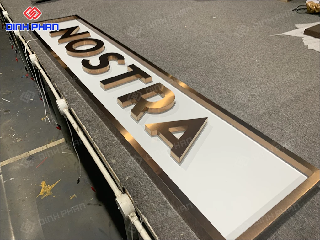 Gia công chữ inox BMT: Sang trọng, bền bỉ, giá tốt Gia công chữ inox BMT