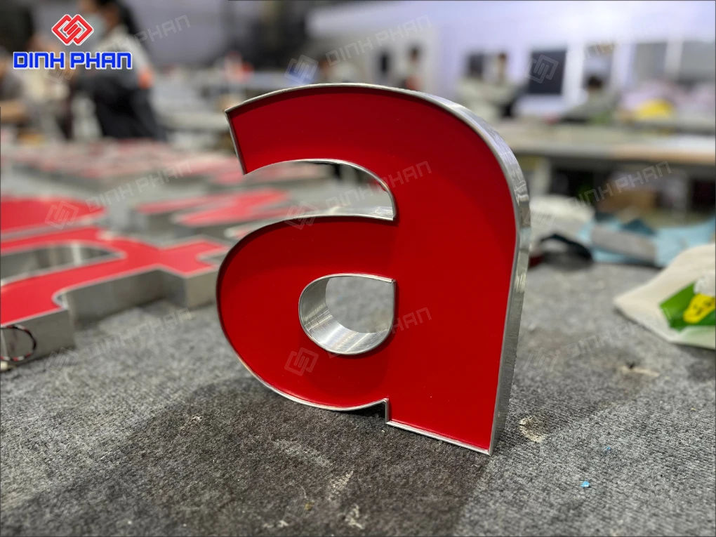 Gia công chữ nhôm Đắk Lắk: Uy tín, bền đẹp, giá tại xưởng Mẫu chữ nhôm Hàn Quốc