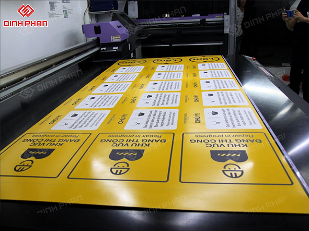 Dịch vụ in UV Đắk Lắk giá rẻ, chất lượng Mẫu in UV phẳng trên vật liệu alu