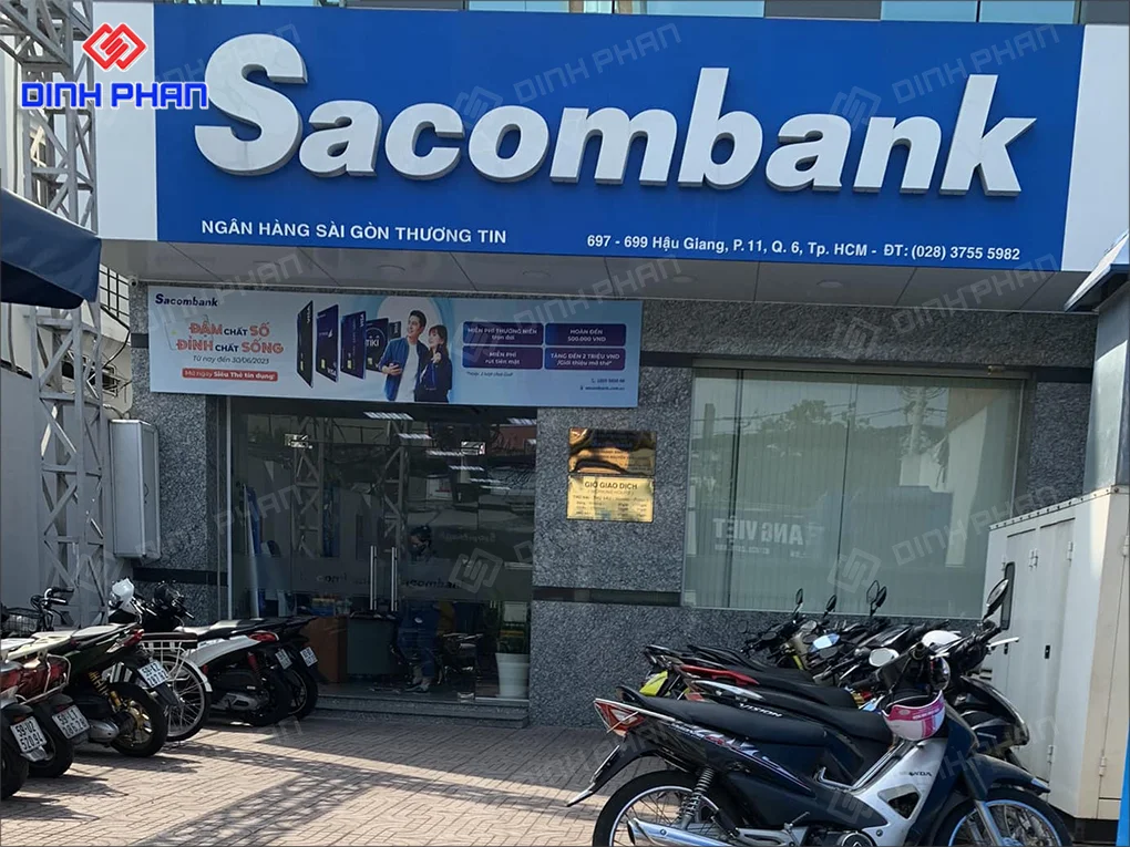 Làm bảng hiệu BMT chuyên nghiệp, uy tín, giá tốt Mẫu bảng hiệu alu chữ nổi cho công ty tại bmt