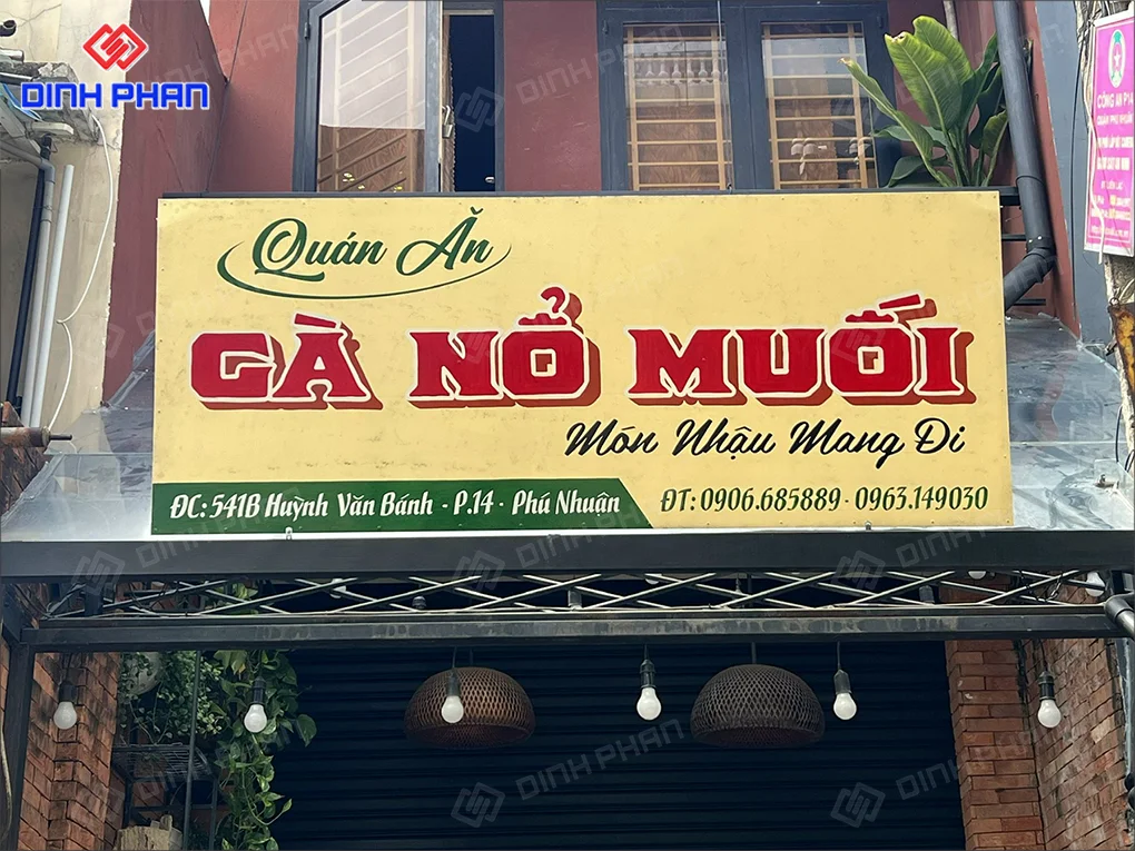Làm bảng hiệu quảng cáo BMT chuyên nghiệp, uy tín, giá tốt Làm bảng hiệu quảng cáo BMT