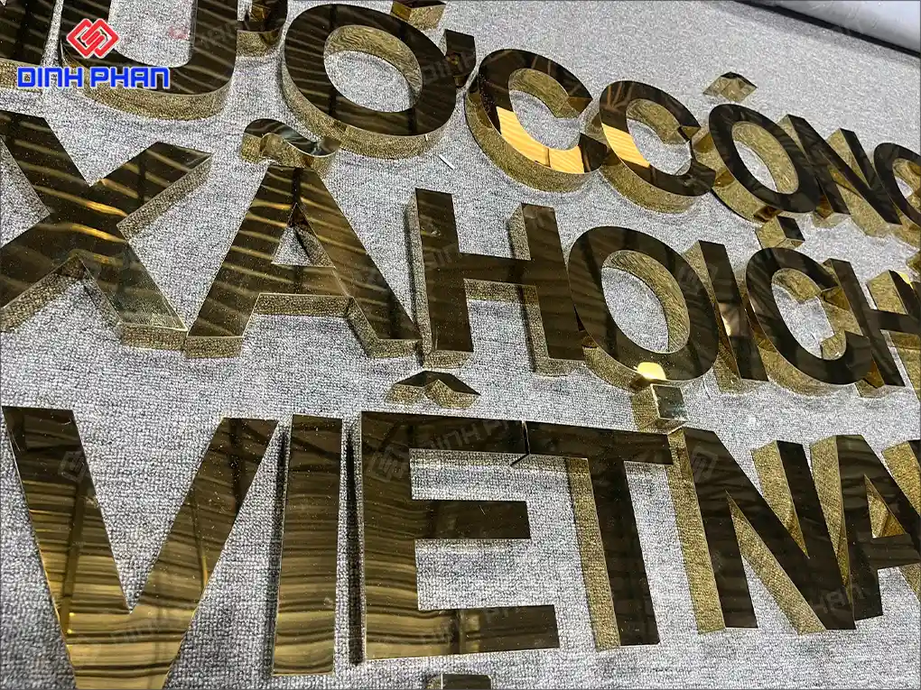 Báo giá chữ inox BMT chuẩn xác và cập nhật mới nhất Báo giá chữ inox bmt