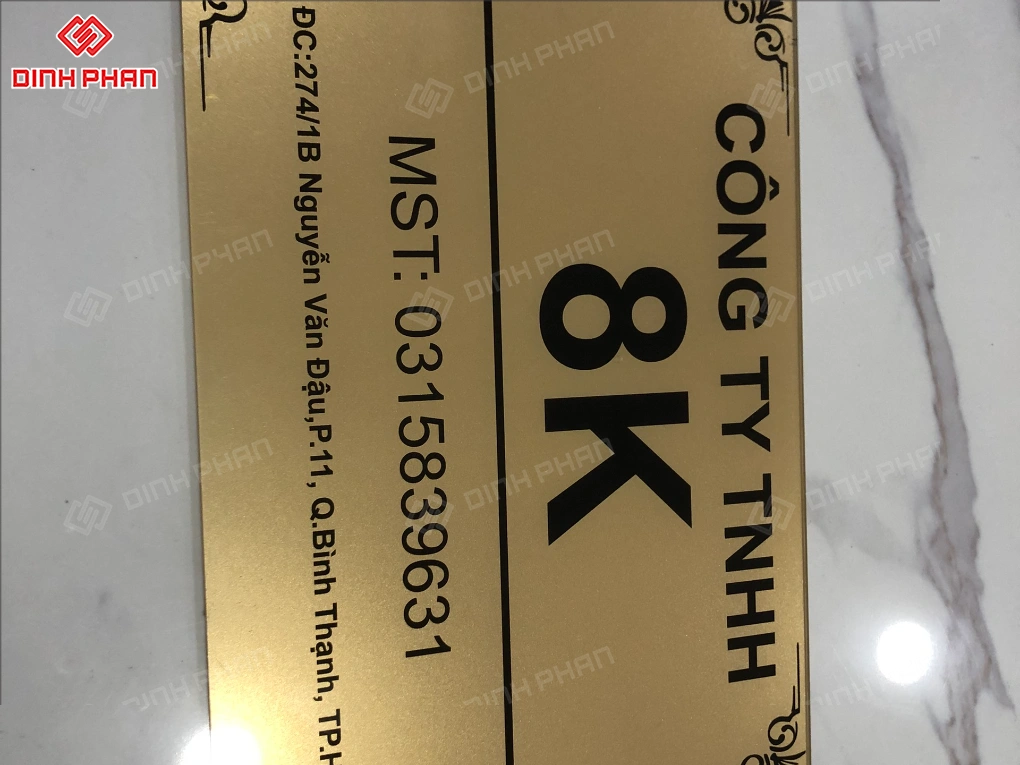 Dịch vụ làm biển số nhà BMT giá rẻ Biển số nhà bmt