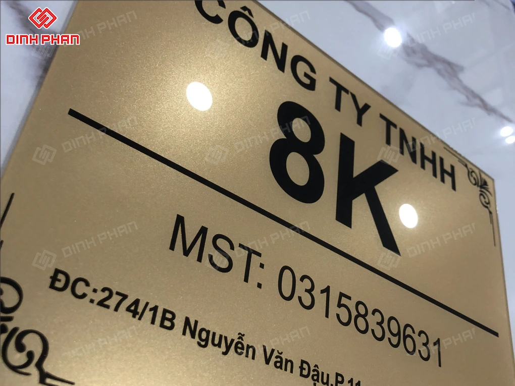 Dịch vụ làm biển số nhà BMT giá rẻ Biển số nhà bmt