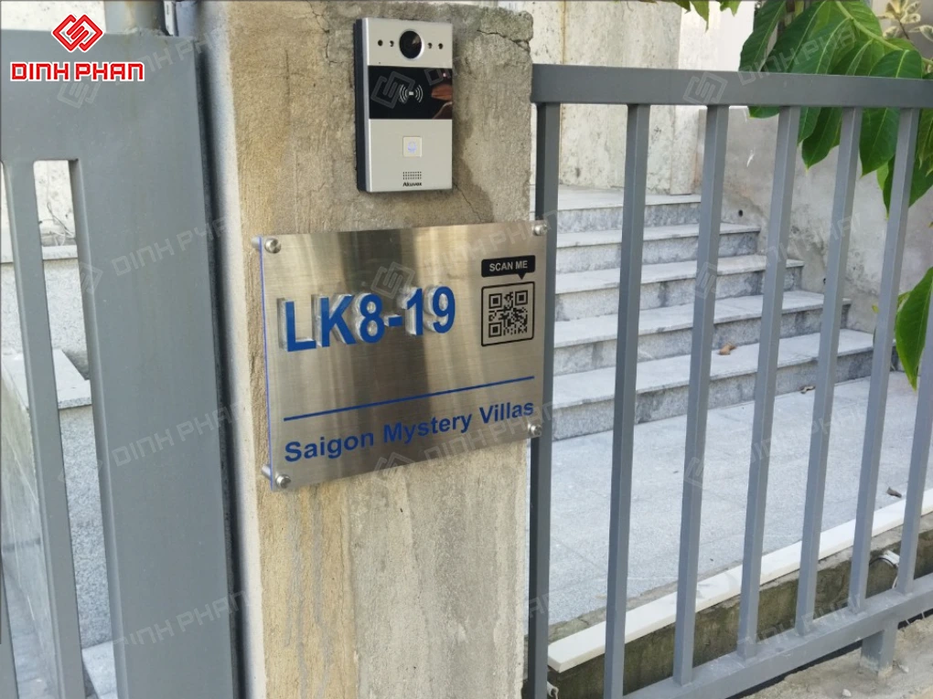 Dịch vụ làm biển số nhà BMT giá rẻ Biển số nhà bmt