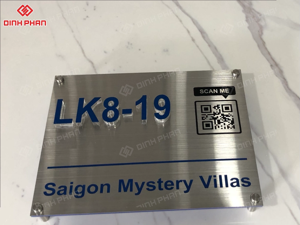 Dịch vụ làm biển số nhà BMT giá rẻ Biển số nhà bmt