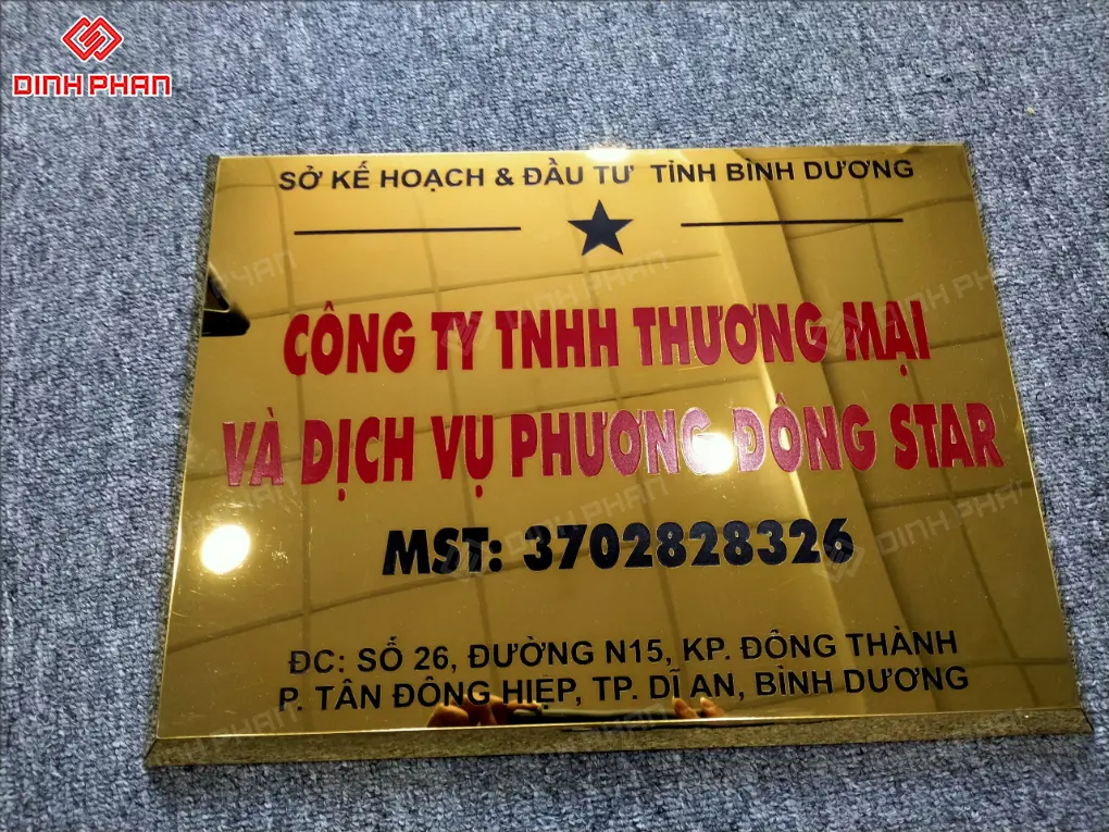 Dịch vụ làm biển số nhà BMT giá rẻ Biển số nhà bmt
