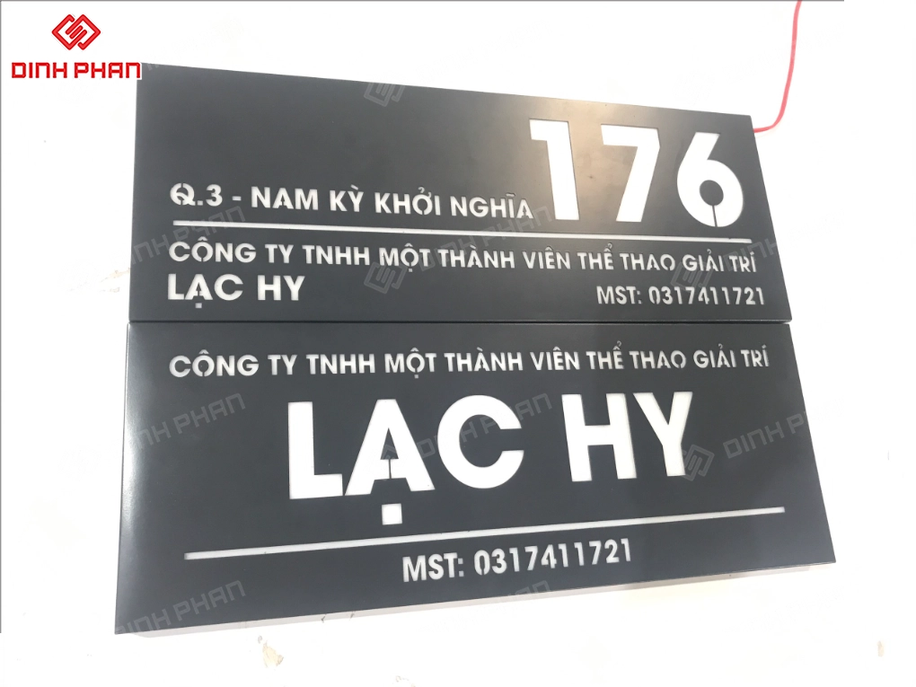 Dịch vụ làm biển số nhà BMT giá rẻ Biển số nhà bmt