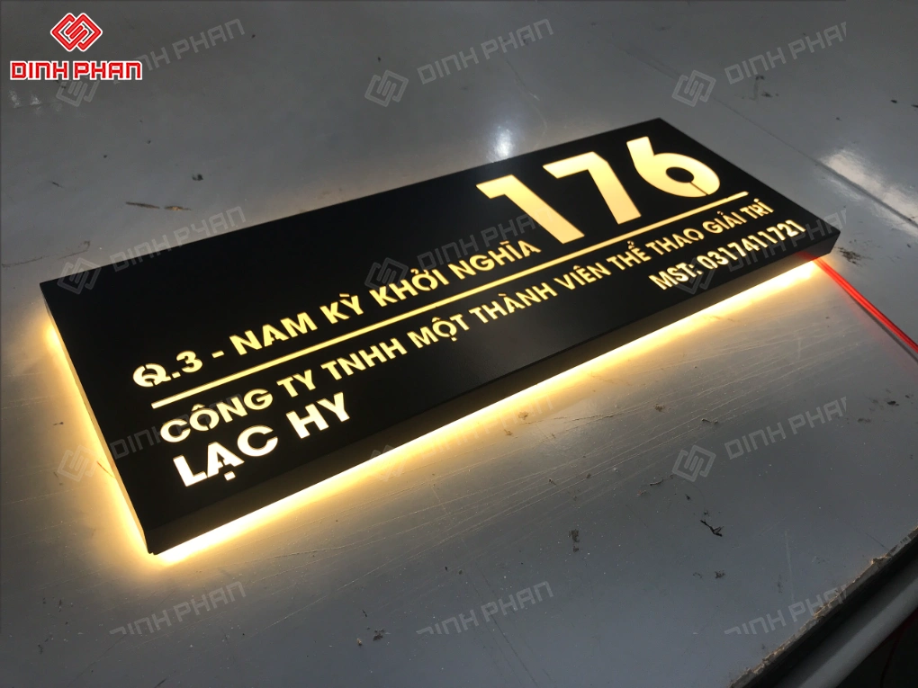 Dịch vụ làm biển số nhà BMT giá rẻ Biển số nhà bmt