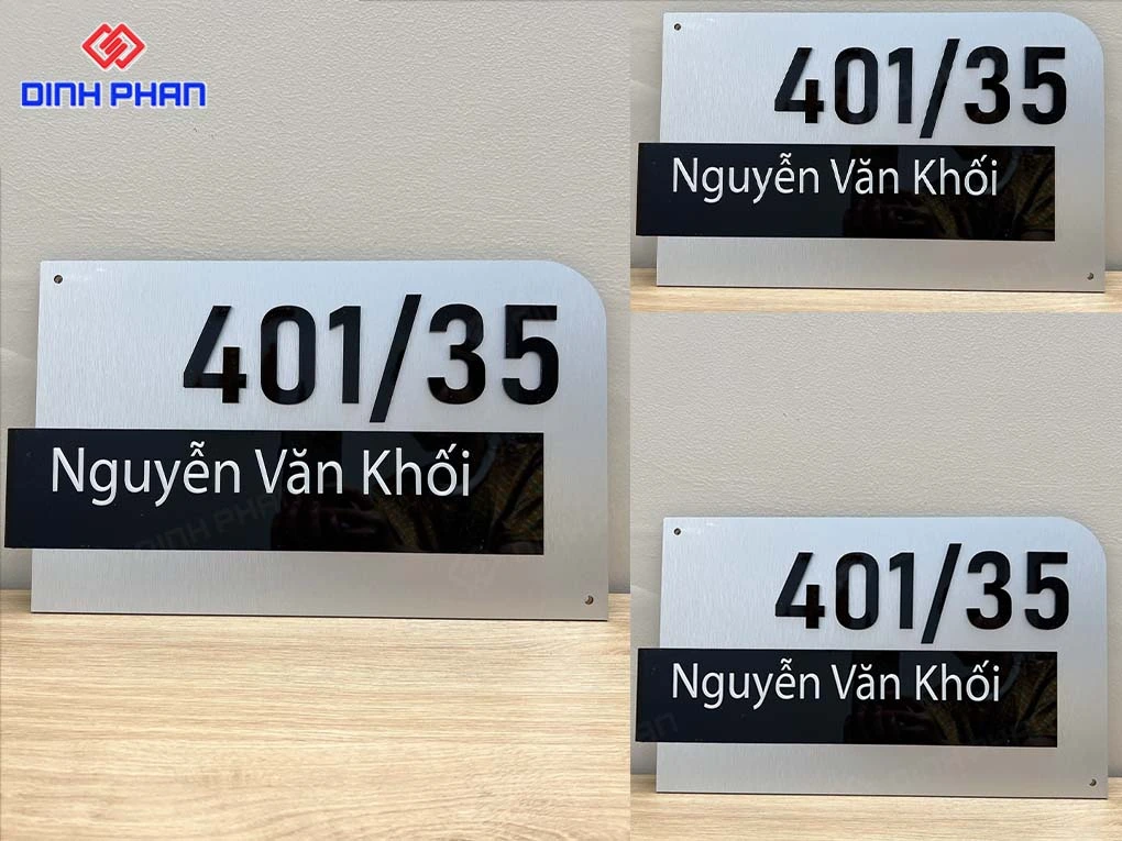 Dịch vụ làm biển số nhà BMT giá rẻ Biển số nhà bmt
