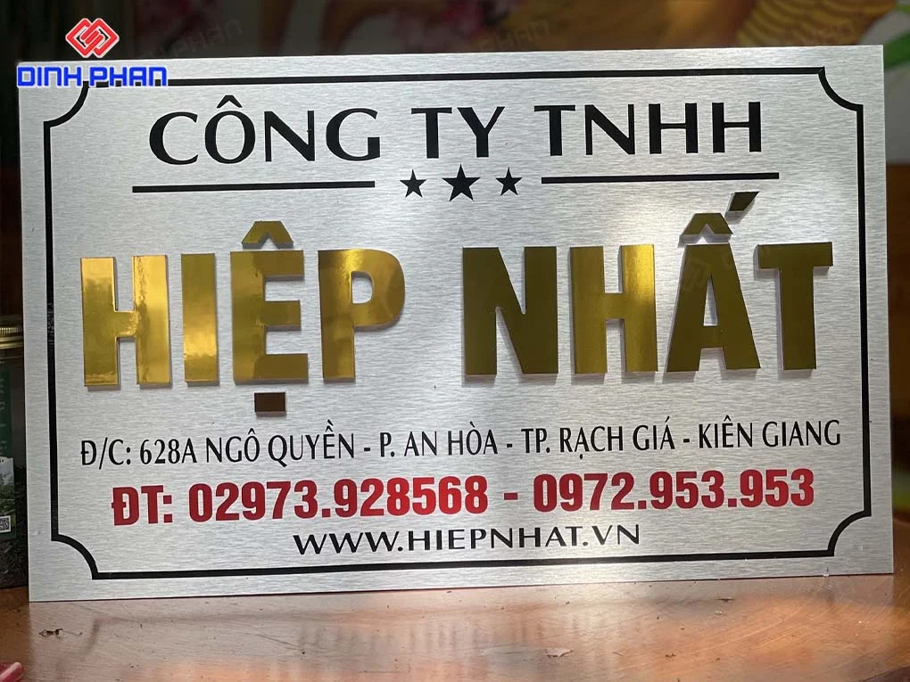 Dịch vụ làm biển số nhà BMT giá rẻ Biển số nhà bmt