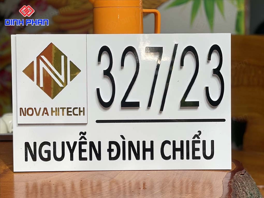 Dịch vụ làm biển số nhà BMT giá rẻ Biển số nhà bmt