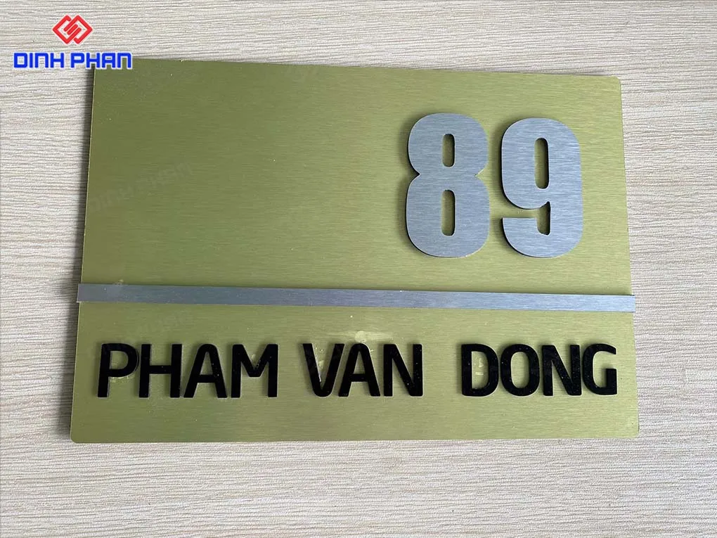 Dịch vụ làm biển số nhà BMT giá rẻ Biển số nhà bmt