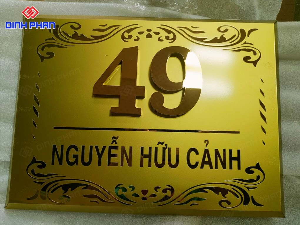 Dịch vụ làm biển số nhà BMT giá rẻ Biển số nhà bmt