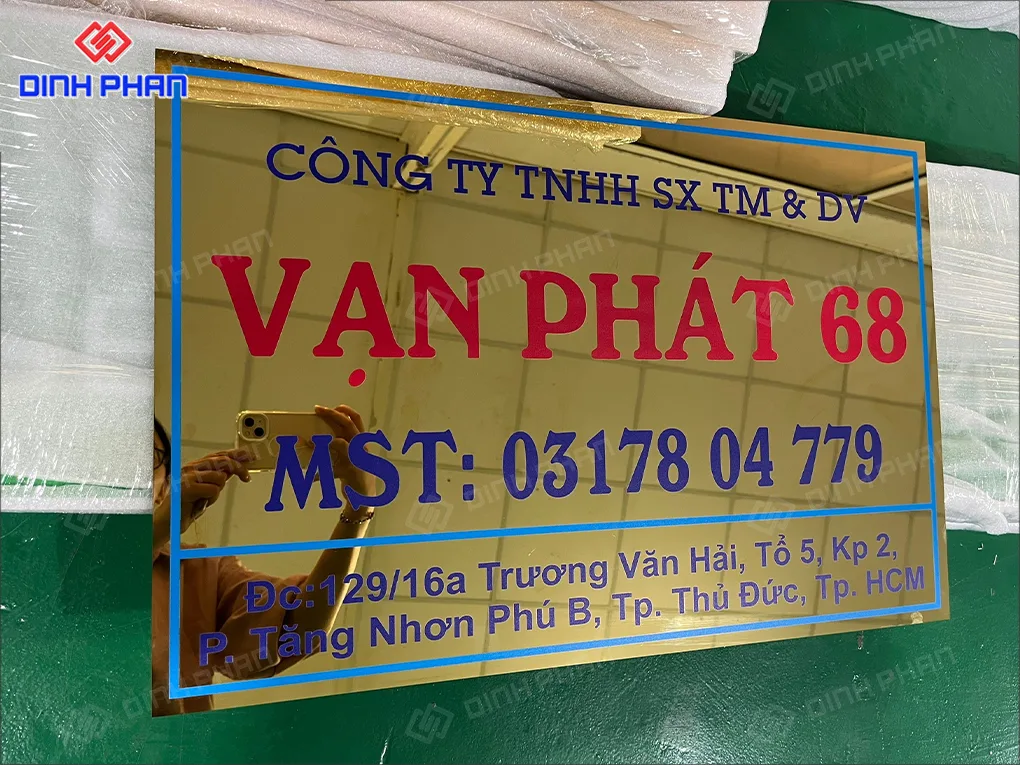 Dịch vụ làm biển số nhà BMT giá rẻ Biển số nhà bmt