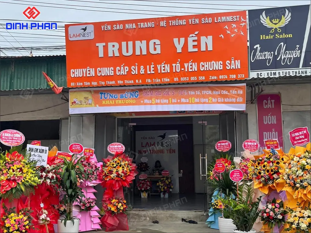 Bảng giá làm bảng hiệu BMT mới nhất giá làm bảng hiệu BMT