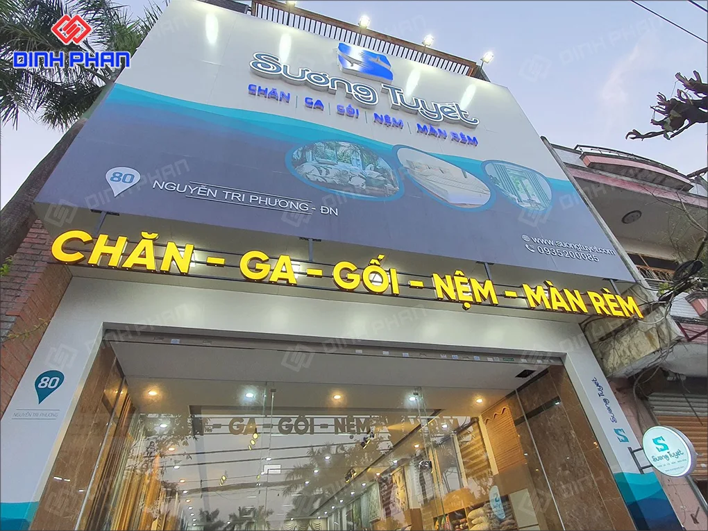 Bảng giá làm bảng hiệu BMT mới nhất giá làm bảng hiệu BMT