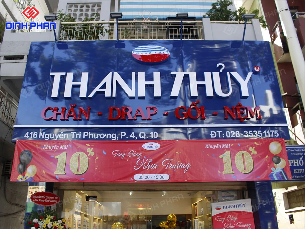 Bảng giá làm bảng hiệu BMT mới nhất giá làm bảng hiệu BMT