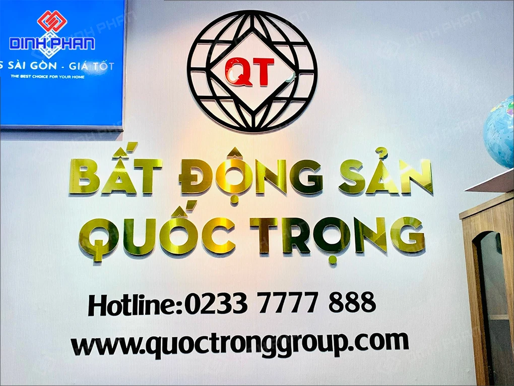 Làm bảng hiệu công ty BMT uy tín, giá tốt Làm bảng hiệu công ty BMT