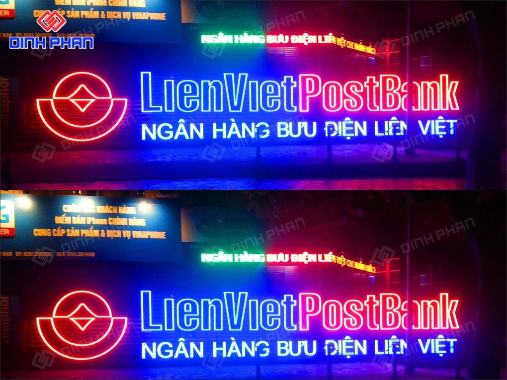 Làm bảng hiệu đèn led BMT giá tốt Làm bảng hiệu đèn led BMT