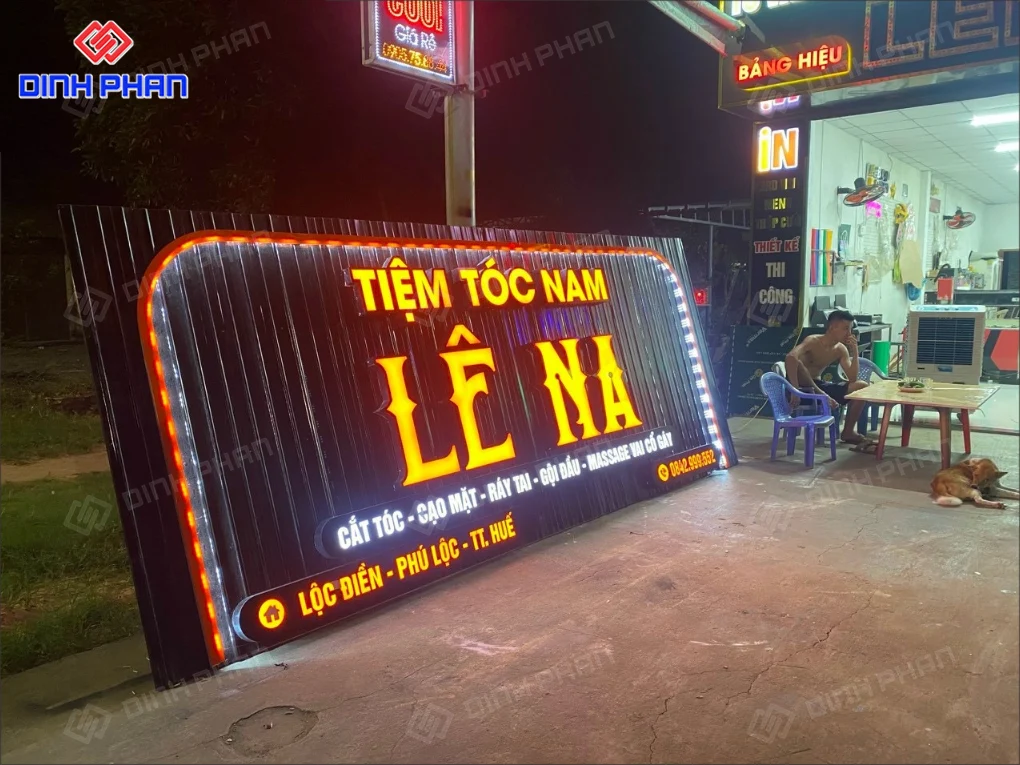 Làm bảng hiệu đèn led BMT giá tốt Làm bảng hiệu đèn led BMT