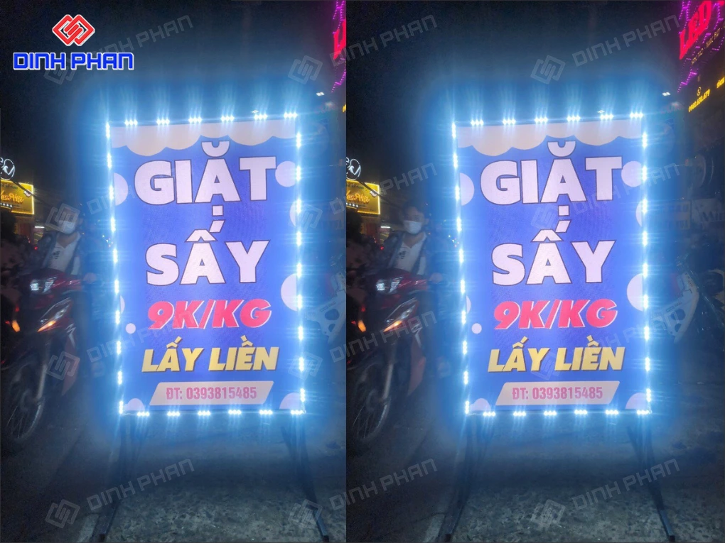Làm bảng hiệu đèn led BMT giá tốt Làm bảng hiệu đèn led BMT