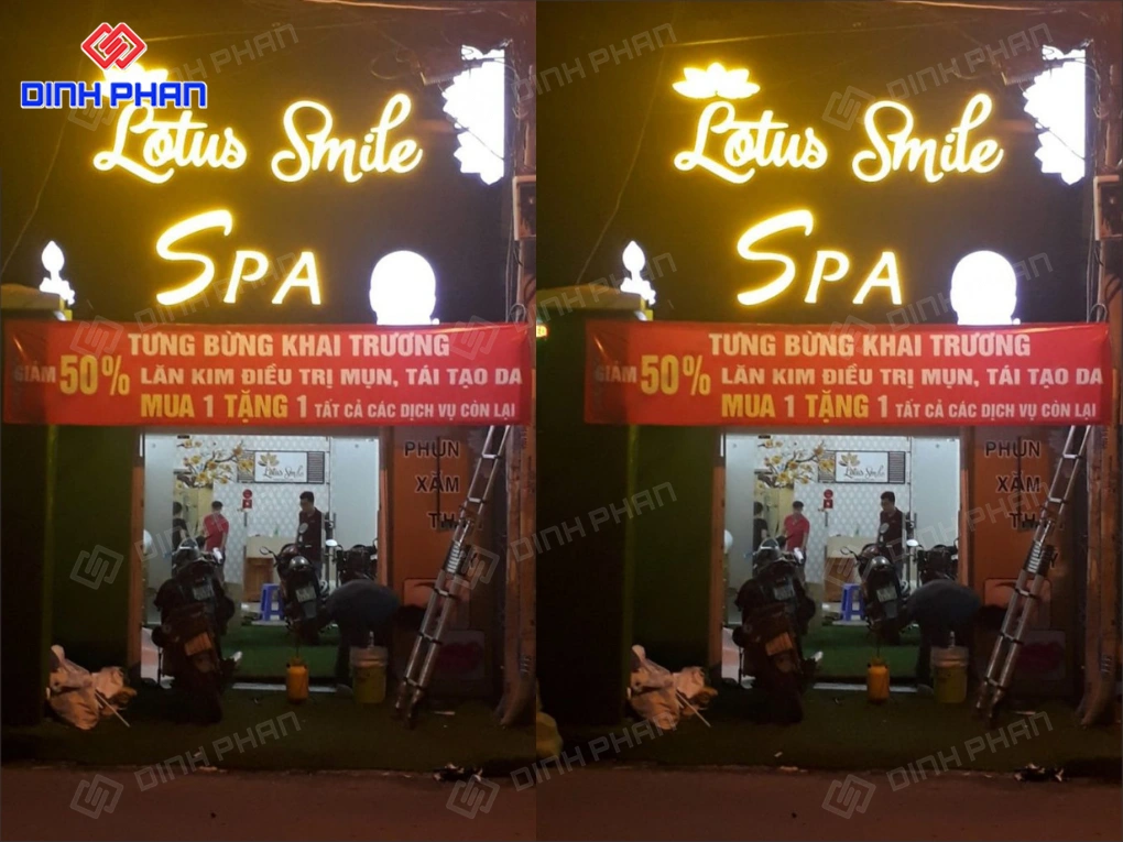 Làm bảng hiệu đèn led BMT giá tốt Làm bảng hiệu đèn led BMT
