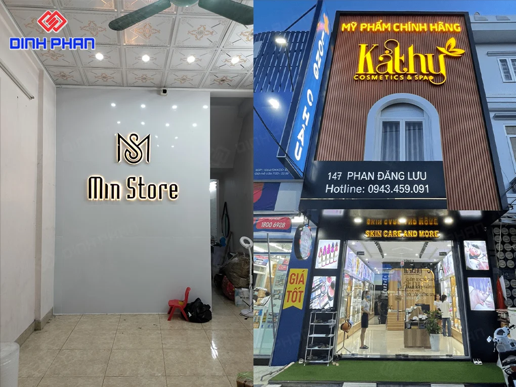 Làm bảng hiệu Spa BMT trọn gói giá rẻ, chất lượng cao Làm bảng hiệu spa bmt