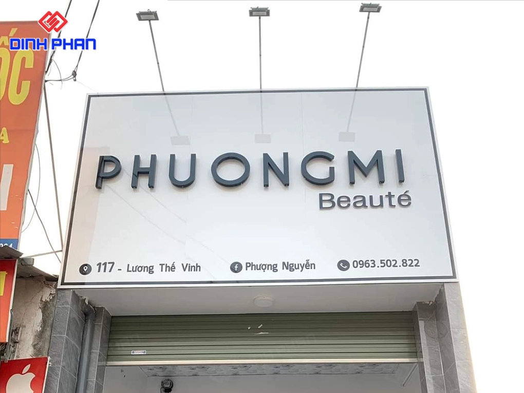 Làm bảng hiệu Spa BMT trọn gói giá rẻ, chất lượng cao Làm bảng hiệu spa bmt
