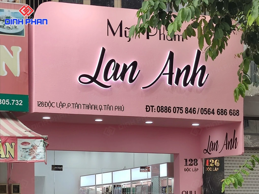 Làm bảng hiệu Spa BMT trọn gói giá rẻ, chất lượng cao Làm bảng hiệu spa bmt