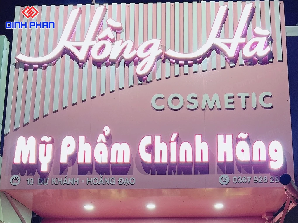 Làm bảng hiệu Spa BMT trọn gói giá rẻ, chất lượng cao Làm bảng hiệu spa bmt