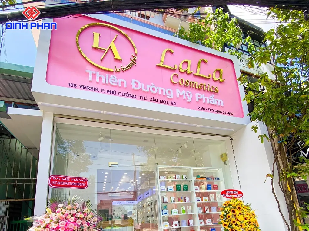 Làm bảng hiệu Spa BMT trọn gói giá rẻ, chất lượng cao Làm bảng hiệu spa bmt
