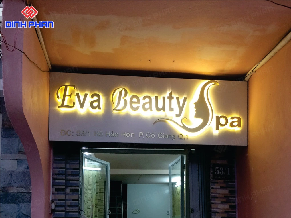 Làm bảng hiệu Spa BMT