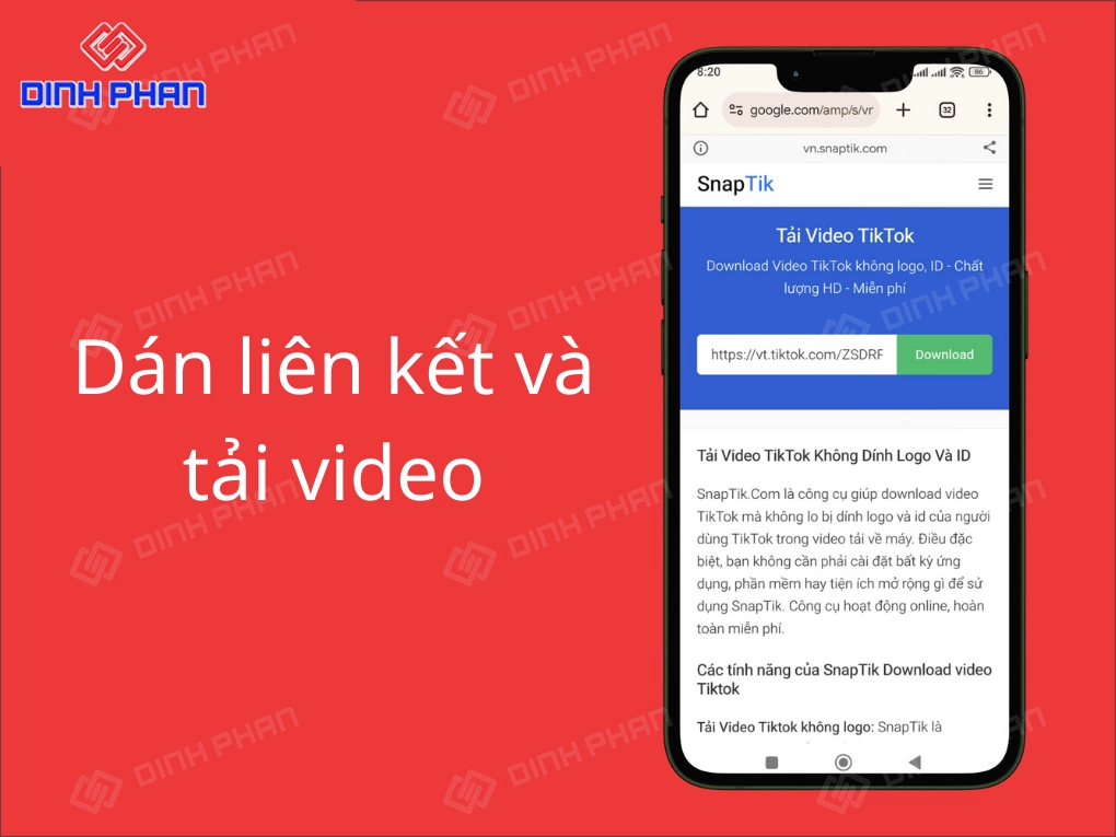 SnapTik App – Giải pháp tải video Tiktok không logo Hướng dẫn sử dụng snaptik chi tiết