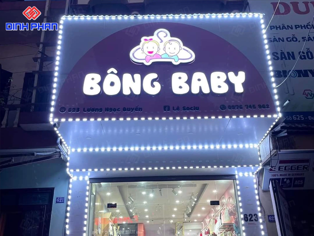 Thi công bảng hiệu alu chữ nổi tại Đắk Lắk uy tín, chất lượng Thi công bảng hiệu alu chữ nổi tại đắk lắk