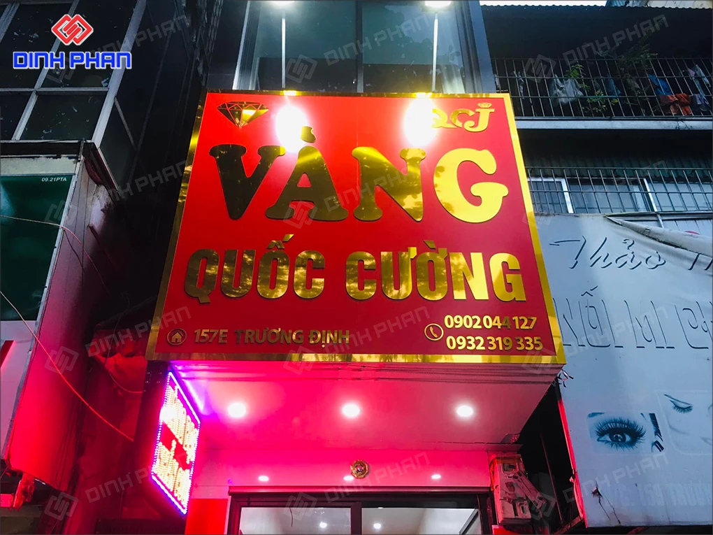 Thi công bảng hiệu BMT uy tín, trọn gói, giá tốt Thi công bảng hiệu BMT