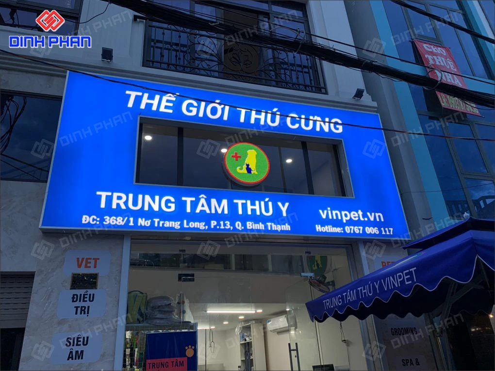 Thi công bảng hiệu BMT uy tín, trọn gói, giá tốt Thi công bảng hiệu BMT