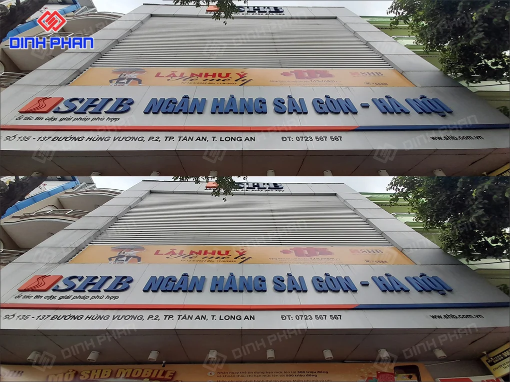 Thi công bảng hiệu BMT uy tín, trọn gói, giá tốt Thi công bảng hiệu BMT