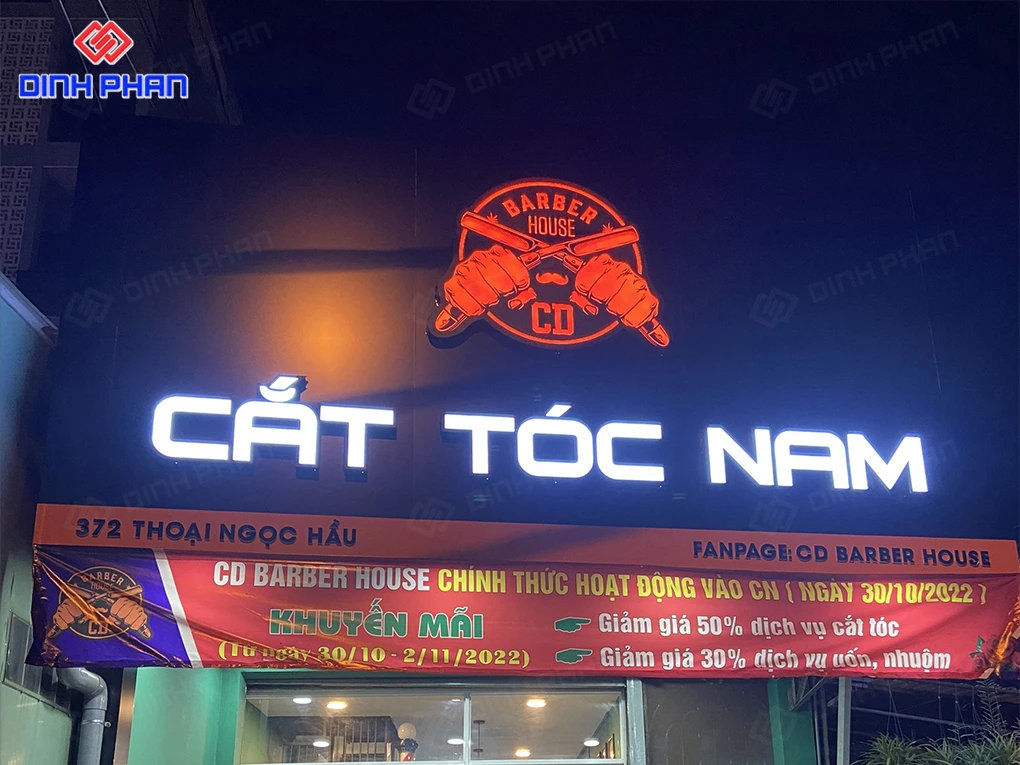 Thi công bảng hiệu BMT uy tín, trọn gói, giá tốt Thi công bảng hiệu BMT