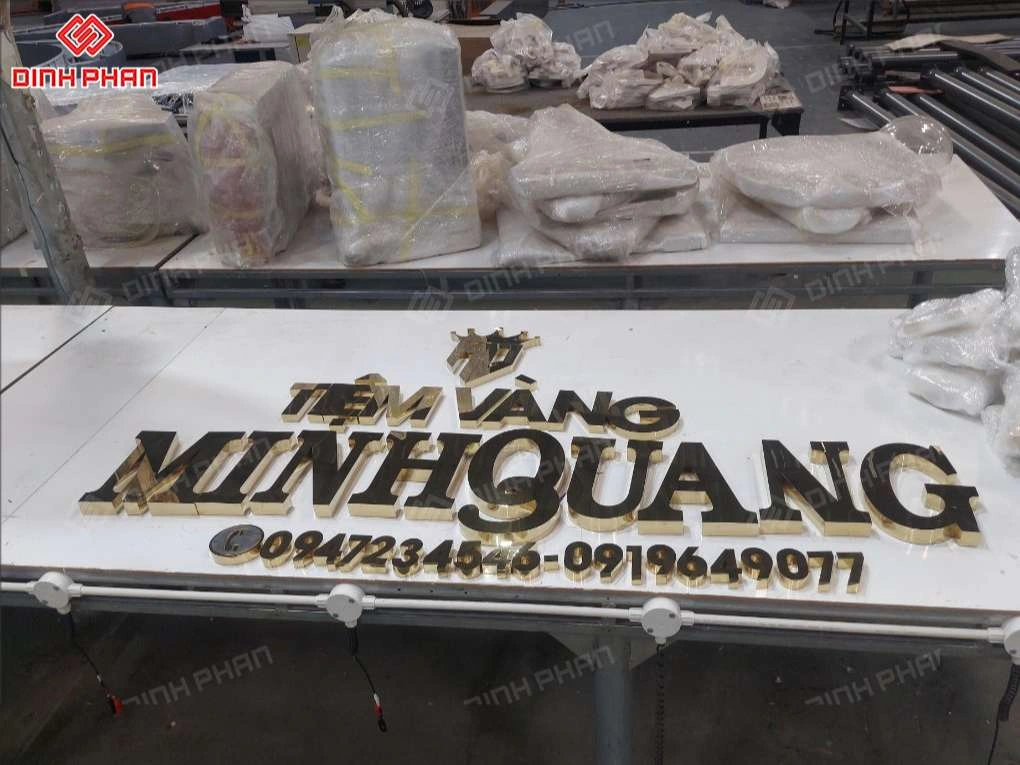 Thi công bảng hiệu chữ nổi inox tại Đắk Lắk uy tín Thi công bảng hiệu chữ nổi inox tại đắk lắk
