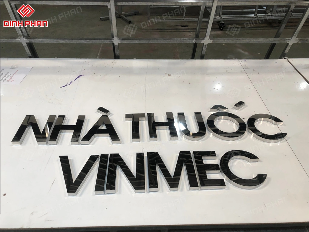 Thi công bảng hiệu chữ nổi inox tại Đắk Lắk uy tín Thi công bảng hiệu chữ nổi inox tại đắk lắk