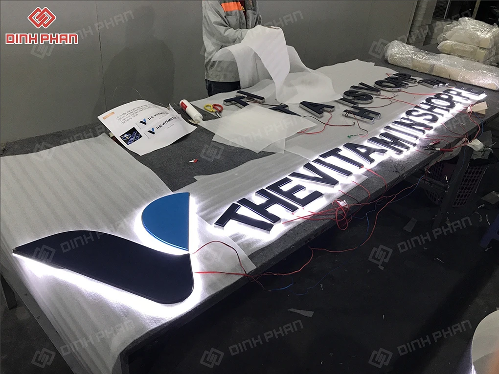 Thi công bảng hiệu chữ nổi inox tại Đắk Lắk uy tín Thi công bảng hiệu chữ nổi inox tại đắk lắk