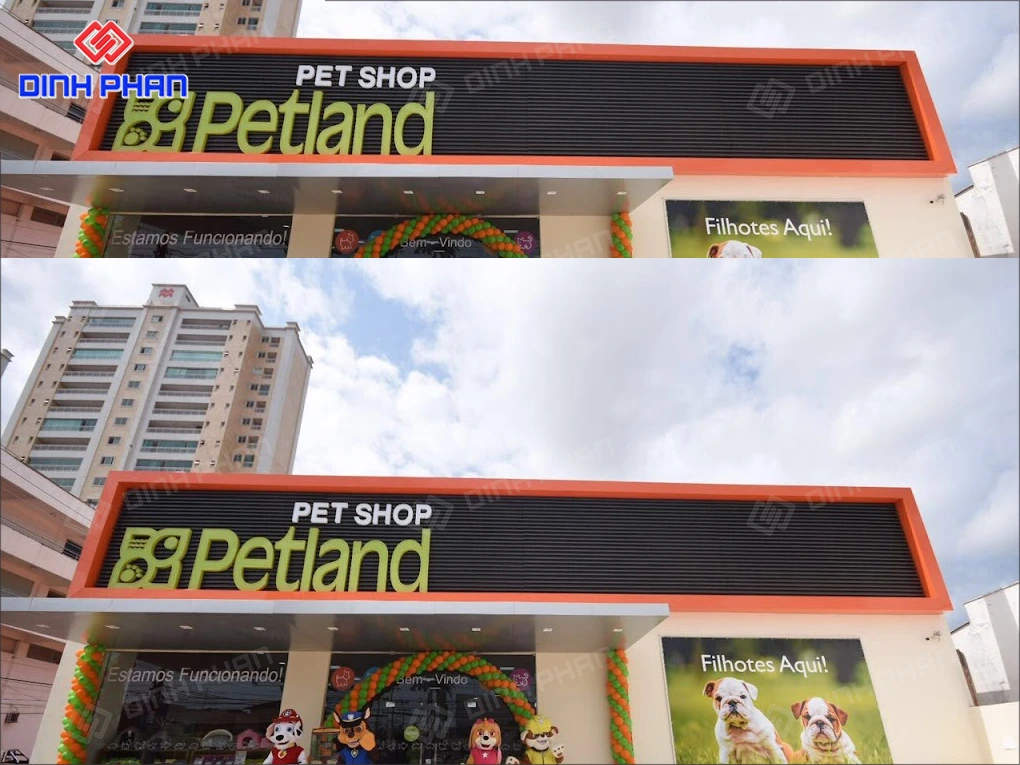 Làm bảng hiệu pet shop BMT giá rẻ, trọn gói Thiết kế bảng hiệu spa thú cưng tại buôn ma thuột