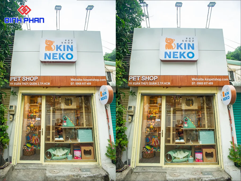 Làm bảng hiệu pet shop BMT giá rẻ, trọn gói Công ty làm biển quảng cáo pet shop tại bmt