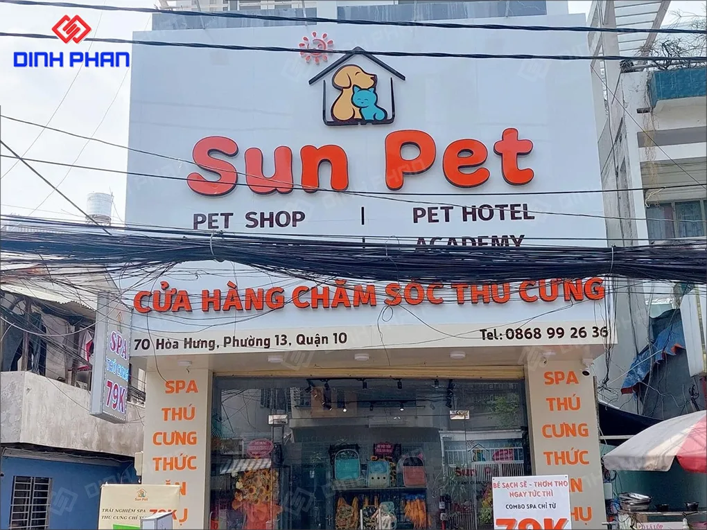 Làm bảng hiệu pet shop BMT giá rẻ, trọn gói Thi công bảng hiệu pet shop buôn ma thuột