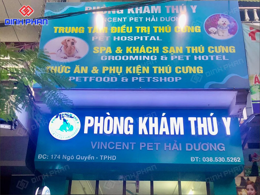 Làm bảng hiệu pet shop BMT giá rẻ, trọn gói Bảng hiệu pet shop bmt