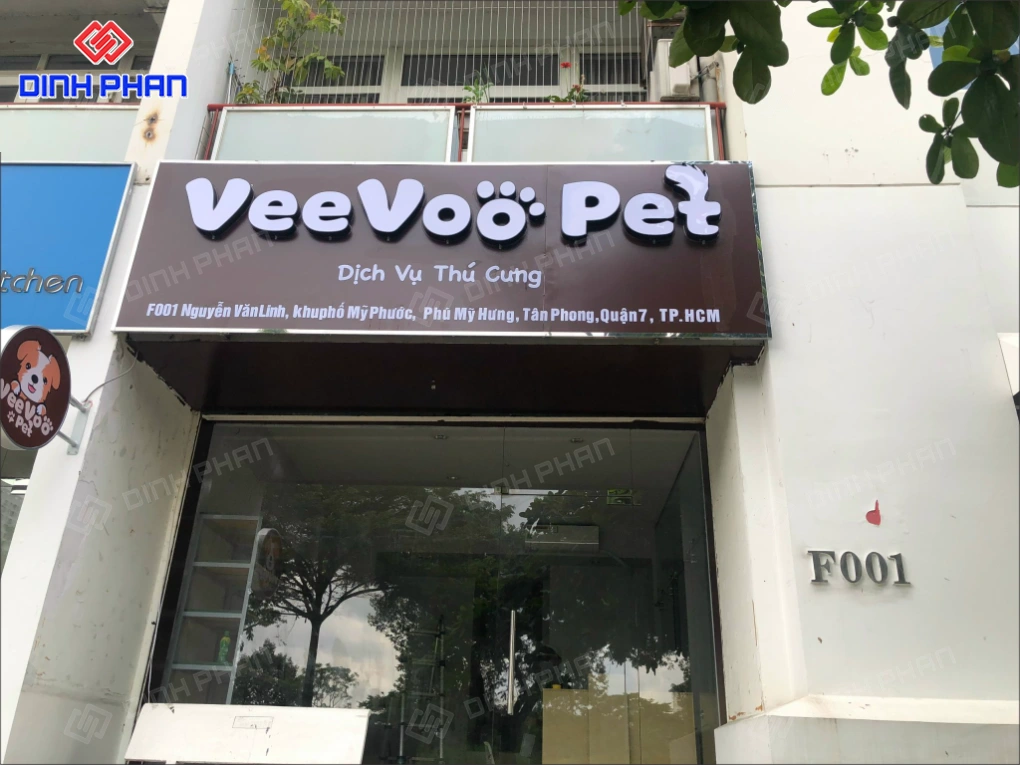 Làm bảng hiệu pet shop BMT giá rẻ, trọn gói Bảng hiệu pet shop bmt