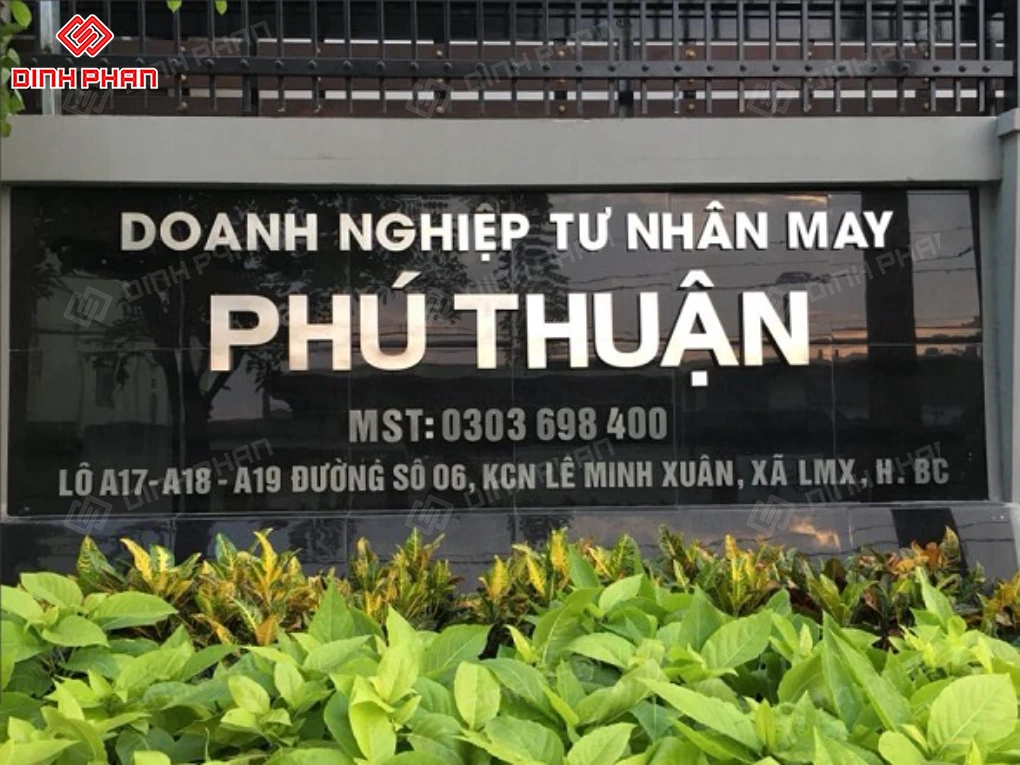 Địa chỉ làm bảng hiệu bằng đá hoa cương BMT uy tín, chất lượng Làm bảng hiệu bằng đá hoa cương bmt