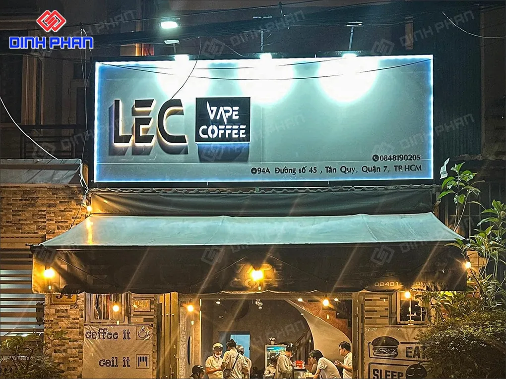 Làm bảng hiệu cafe đẹp BMT giá rẻ, chất lượng Làm bảng hiệu cafe đẹp bmt